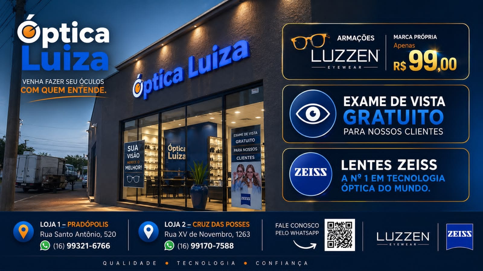 Logotipo Óptica Luiza